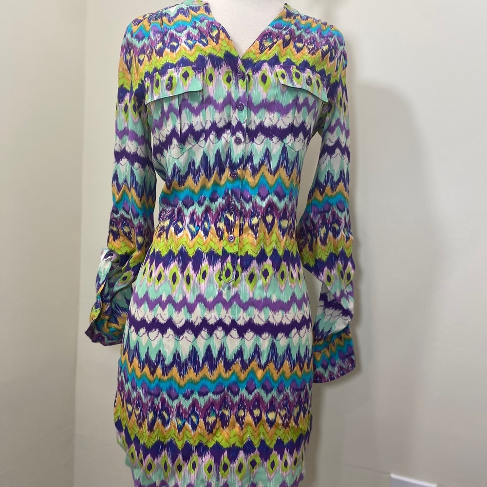 Haute Hippie Multi color Shirt Dress - Tunic